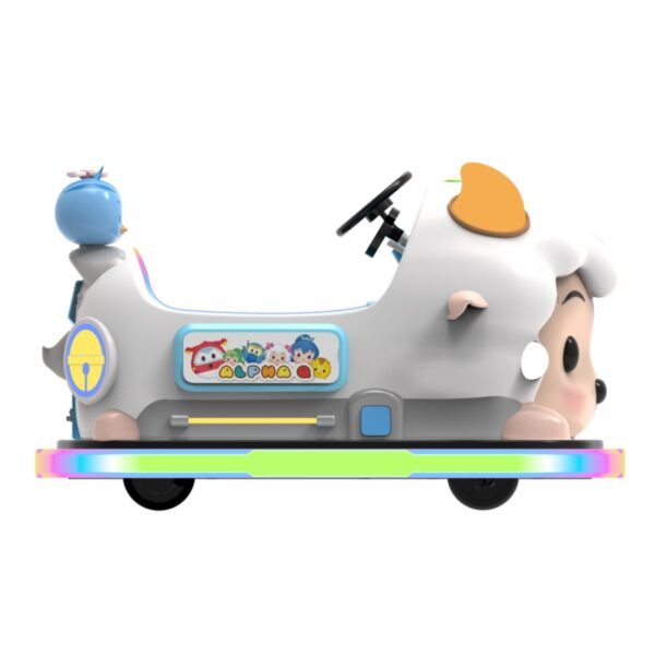 Children's cartoon park LED Aofei Square Car - Happy Lamb - Image 4