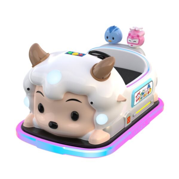 Children's cartoon park LED Aofei Square Car - Happy Lamb