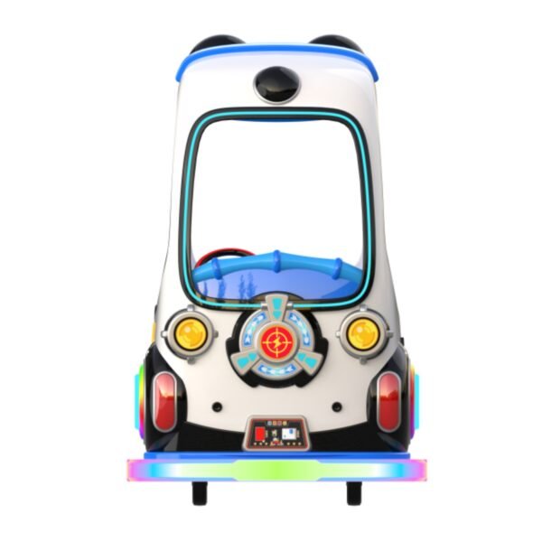 Children's cartoon pet LED blue square car - Super cute cat with roof - Image 4