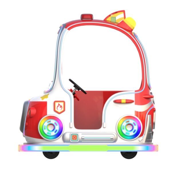Children's cartoon pet LED red square car - Super Battle Car with roof - Image 8