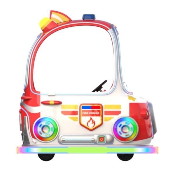 Children's cartoon pet LED red square car - Super Battle Car with roof - Image 2