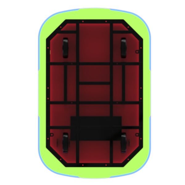 Children's cartoon pet LED red square car - Super cute cat with roof - Image 3