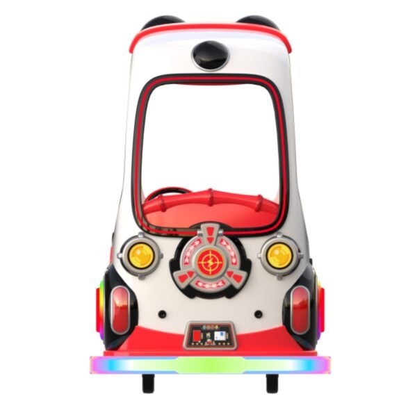 Children's cartoon pet LED red square car - Super cute cat with roof - Image 6