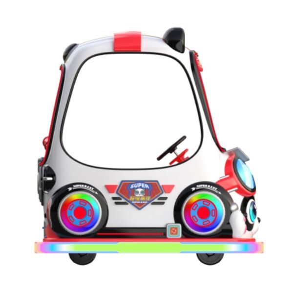 Children's cartoon pet LED red square car - Super cute cat with roof - Image 7
