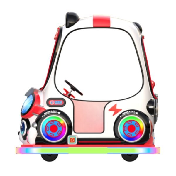 Children's cartoon pet LED red square car - Super cute cat with roof - Image 8