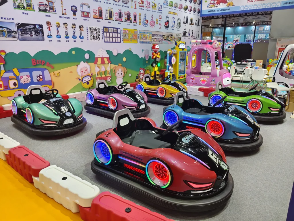 Amusement kiddie bumper cars fiberglass body, wholesale factory supplier with customization