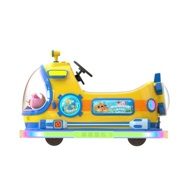 OEM children’s ride-on EV with fiberglass and submarine LED design