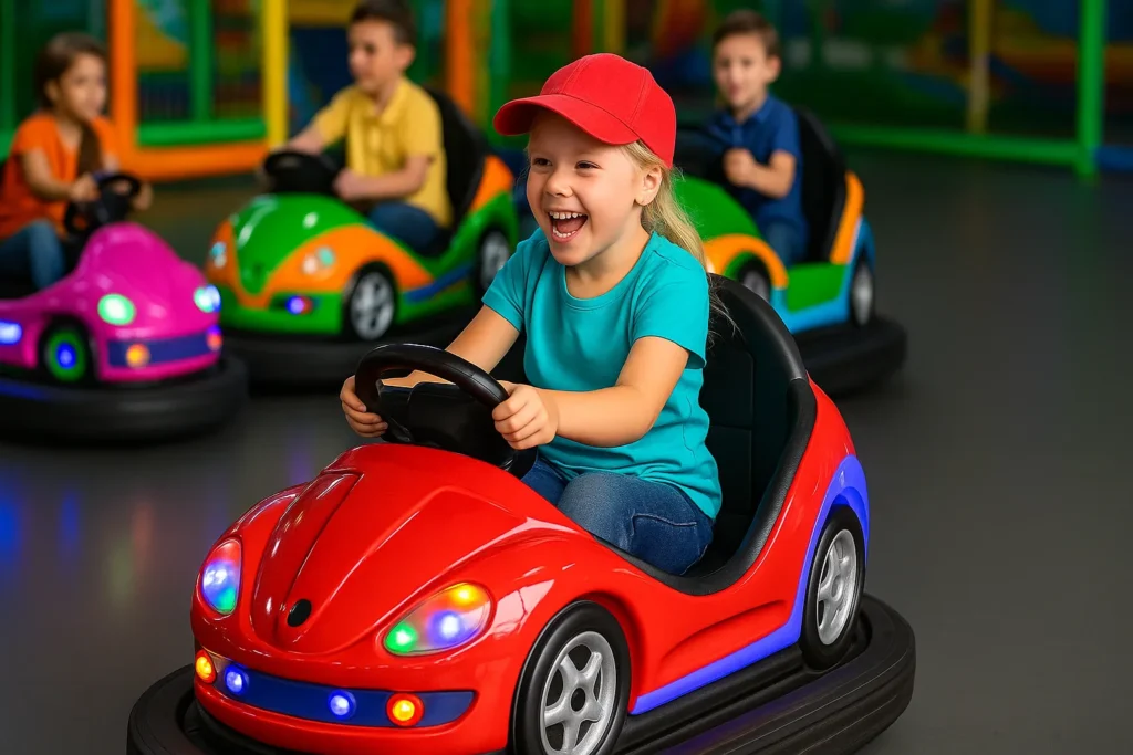 battery-powered bumper car solutions for playgrounds