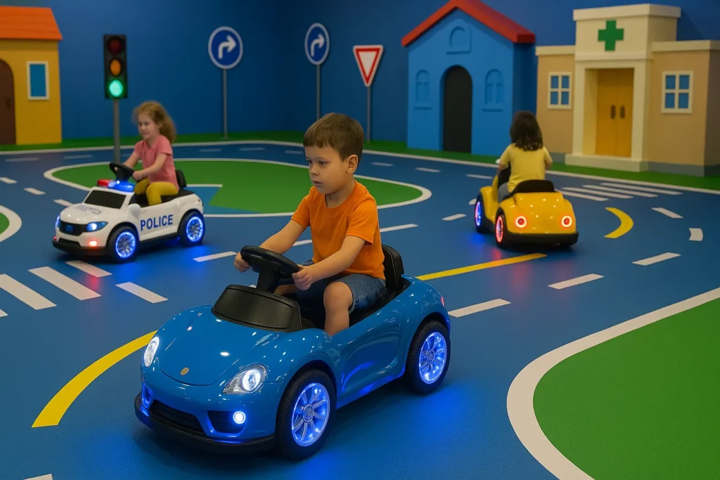 indoor kids driving zone design proposal