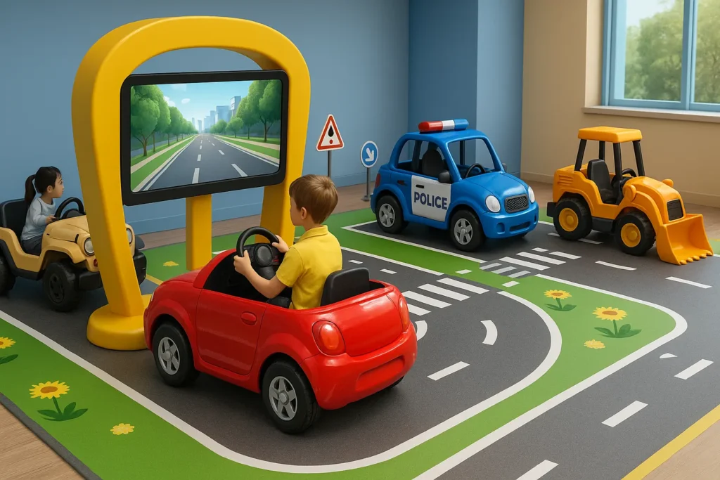 Why Choose an Interactive Driving Playground Game Zone Solution for Kids?