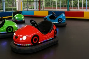 interactive kids bumper car system solution