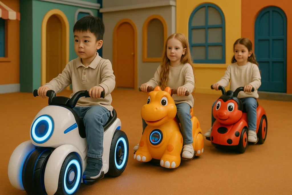 interactive ride-on toys for kids in shopping malls