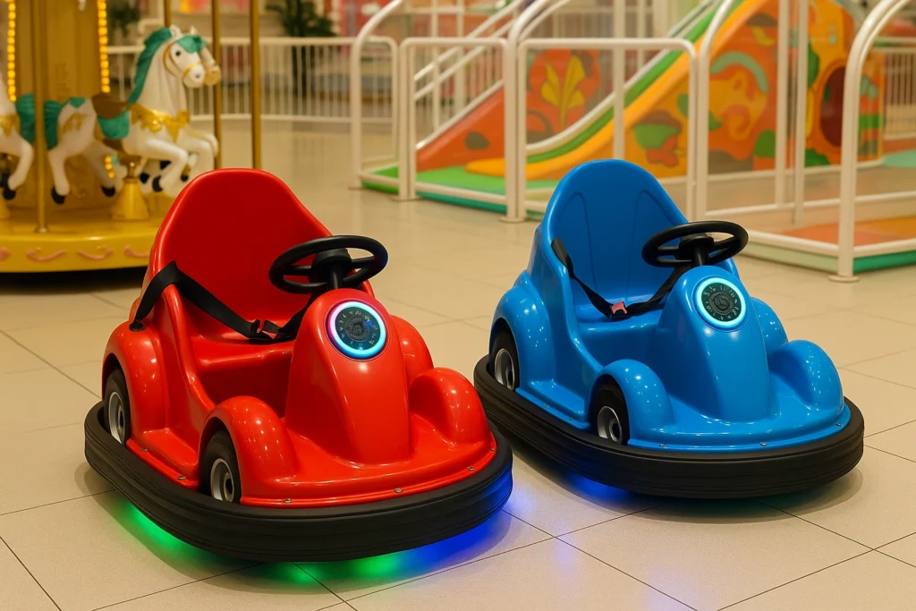 smart bumper cars for kids play zones
